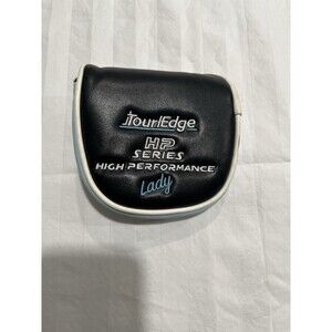 Tour Edge HP Series High Performance Lady Black Mallet Putter Head Cover